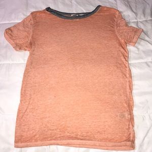 Burnt orange soft mess shirt